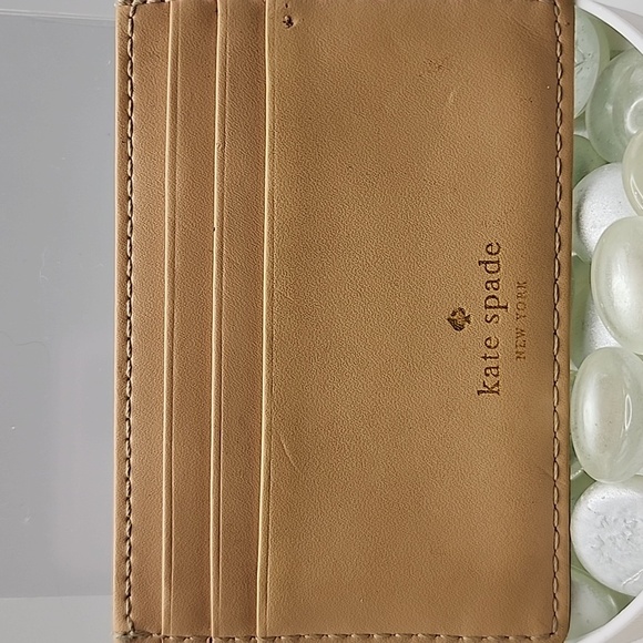 Kate Spade Green Leather Card Holder - Picture 4 of 10